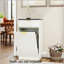 Armoire à poubelle inclinable 10 gallons Woodgrain