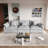 Kyna 119.29'' Slipcovered Sofa-1502560601