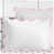 White/Light Pink Border
