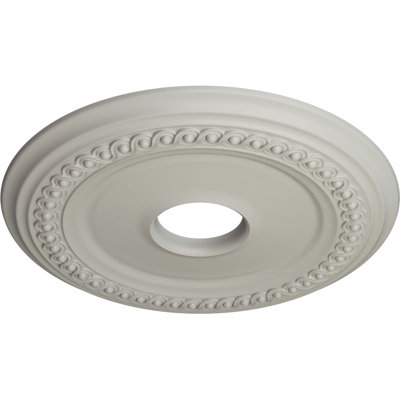 Médaillon de plafond classique H 18 5/8 po x l 18 5/8 po x P 1 1/8 po