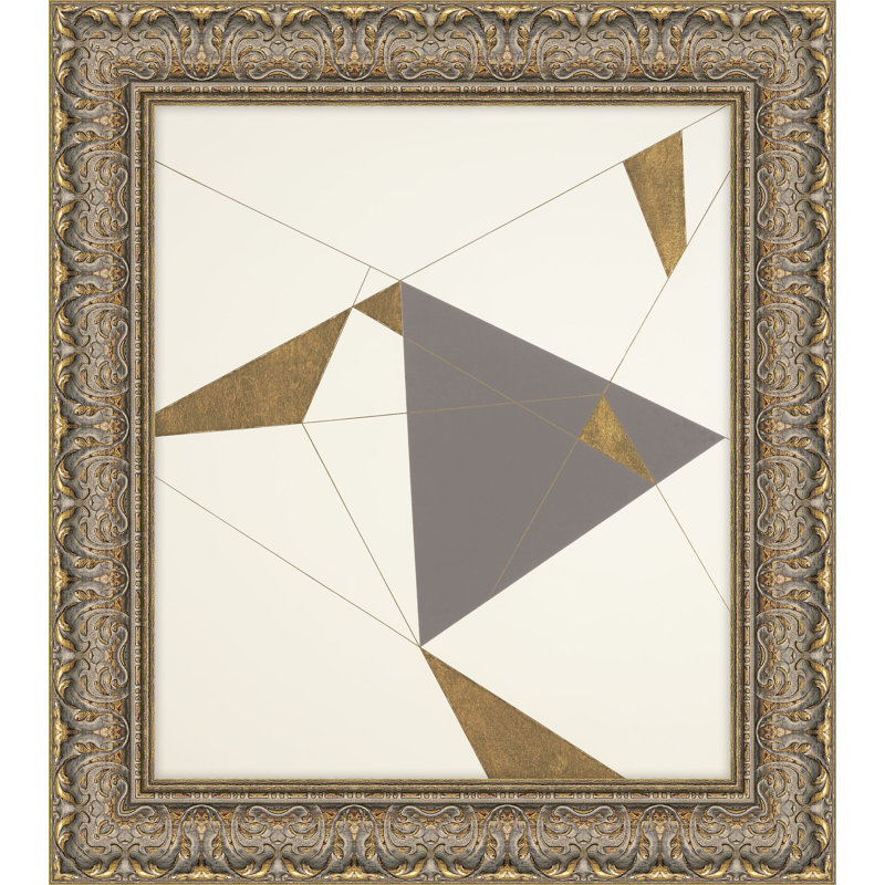 An Equilateral Appeal Gray 2 Print by Art House Studios, 31" H x 28" W x 2" D