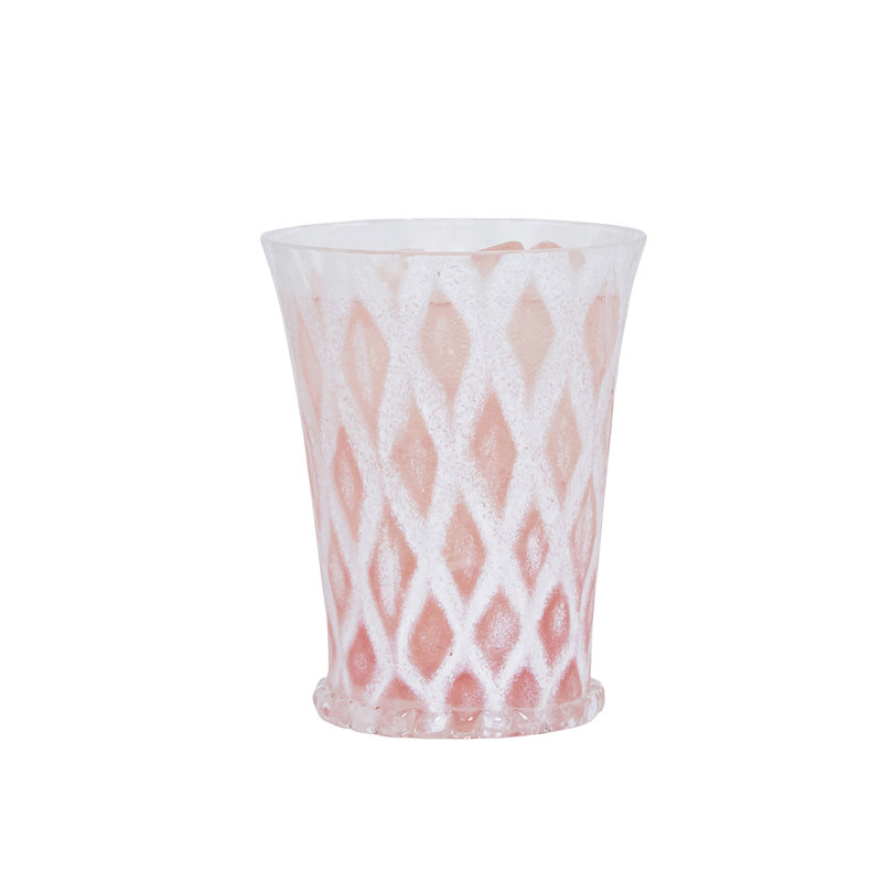 Trellis Tumbler, White, 9 Oz.