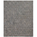Granite Hide Cowhide Geometric Area Rug in Smoke