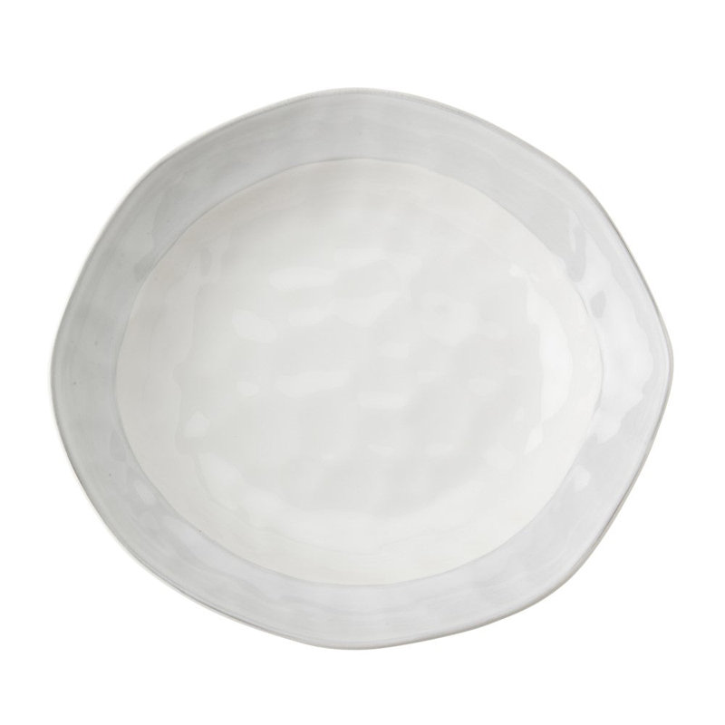 Azores Greige Shimmer Large Serving Bowl