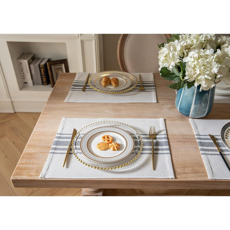 Napperon Delph, Gris/beige