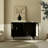Modern art creative solid wood accent cabinet
