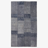 Gray Samsara Patchwork Wool Rug - 6'10" x 12'4"