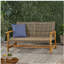 Causeuse Hampton Wood + Wicker