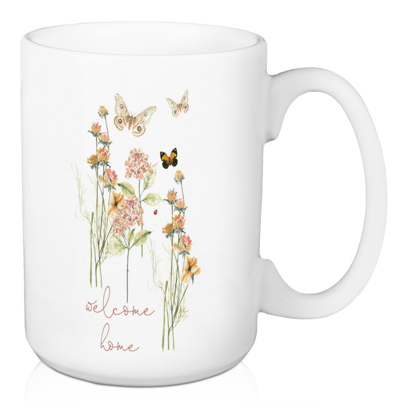 Tasse à papillons Welcome Home