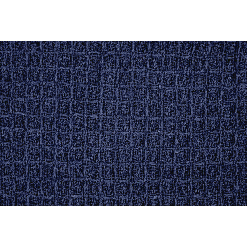 Vitela Throw Blanket, 127 x 152cm, Navy