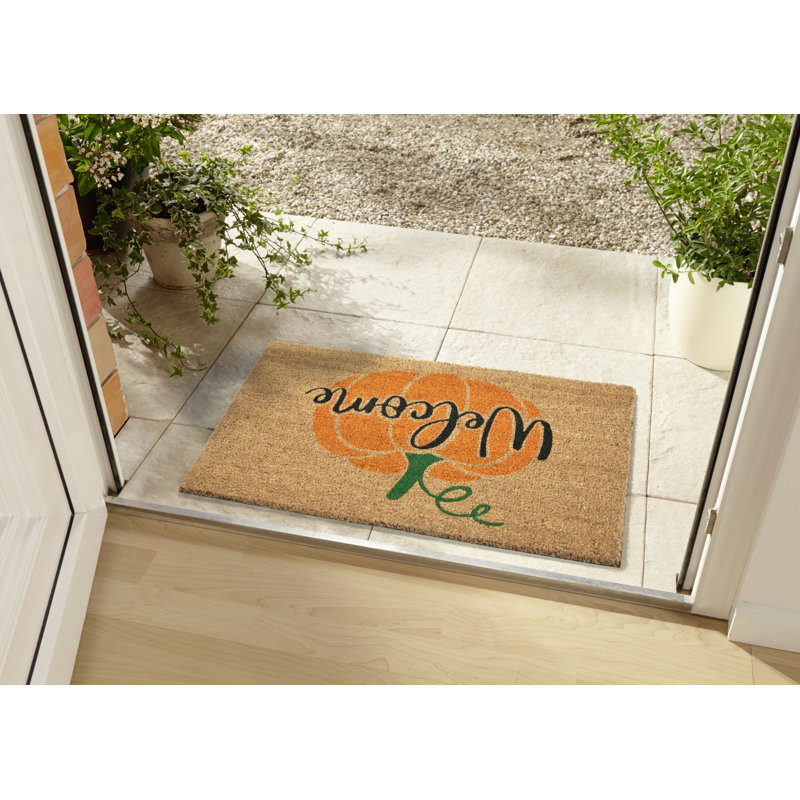 Mix Mats Welcome Pumpkin Doormat