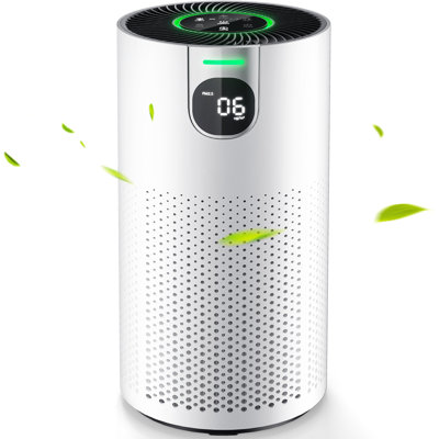 Purificateurs d'air FreAire pour la maison, 538 pi2 / h, purificateur d'air ambiant avec 3-en-1 pour la poussière, les odeurs et la fumée, petit purificateur d'air