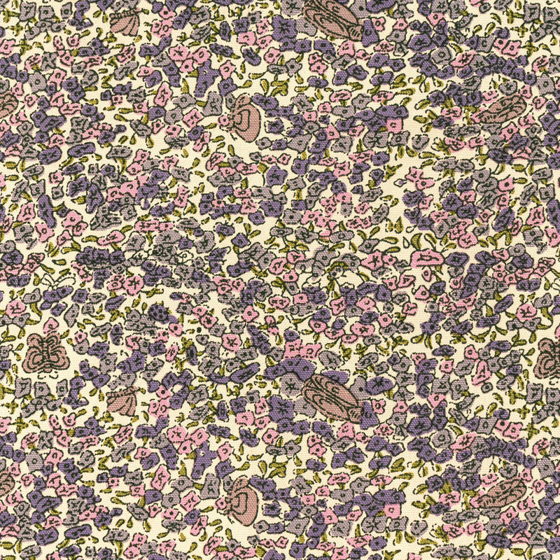 Lavender Handmade Floral Table Runnner, 90" W x 16" L