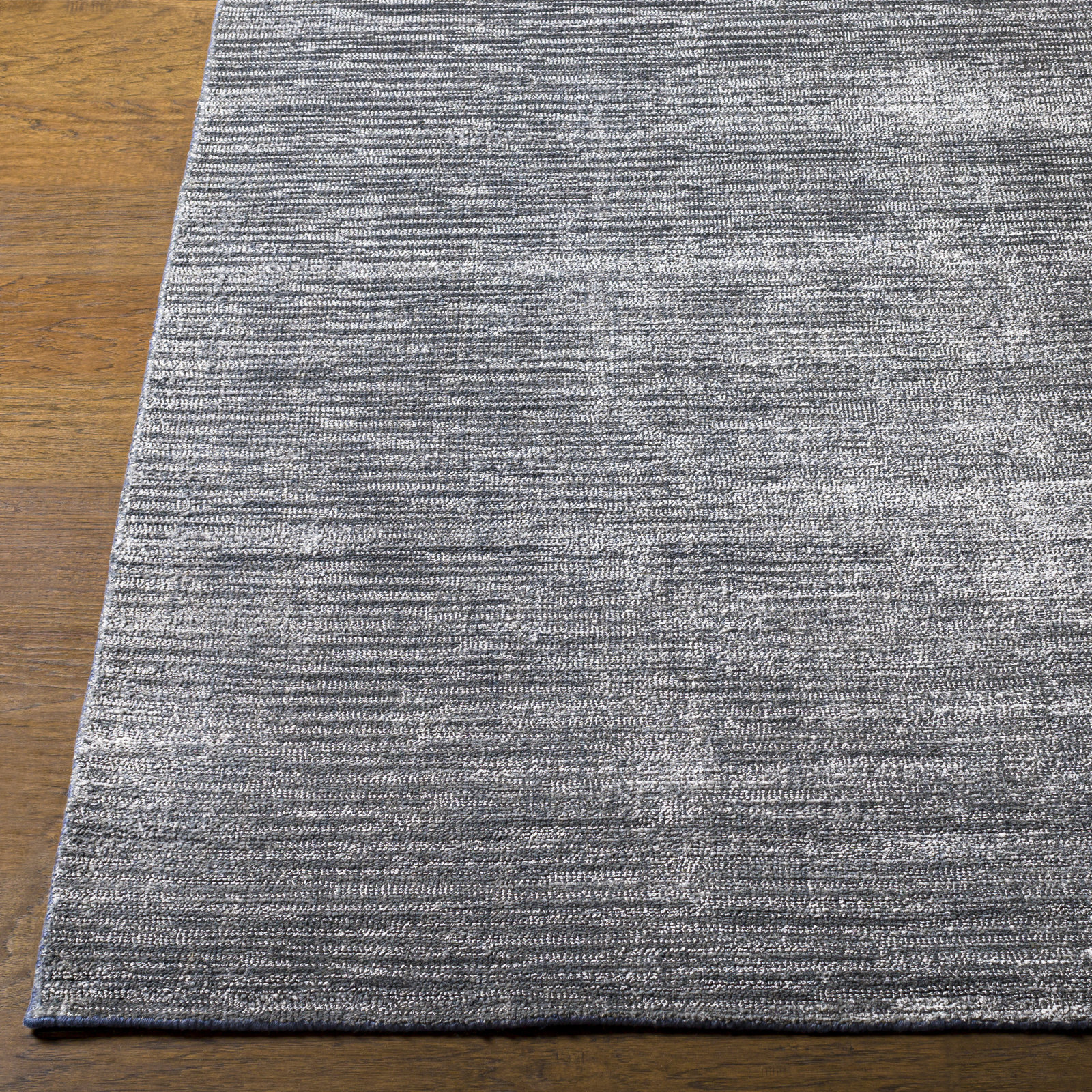 Elba Charcoal Gray Hand-Loomed Rug, Rectangle 2' x 3'