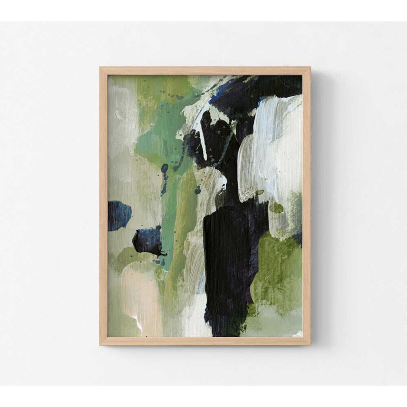 Chute d'eau, art mural: aquarelle monochrome, 42" H x 56" W, Tan, Tan, Does Not Apply