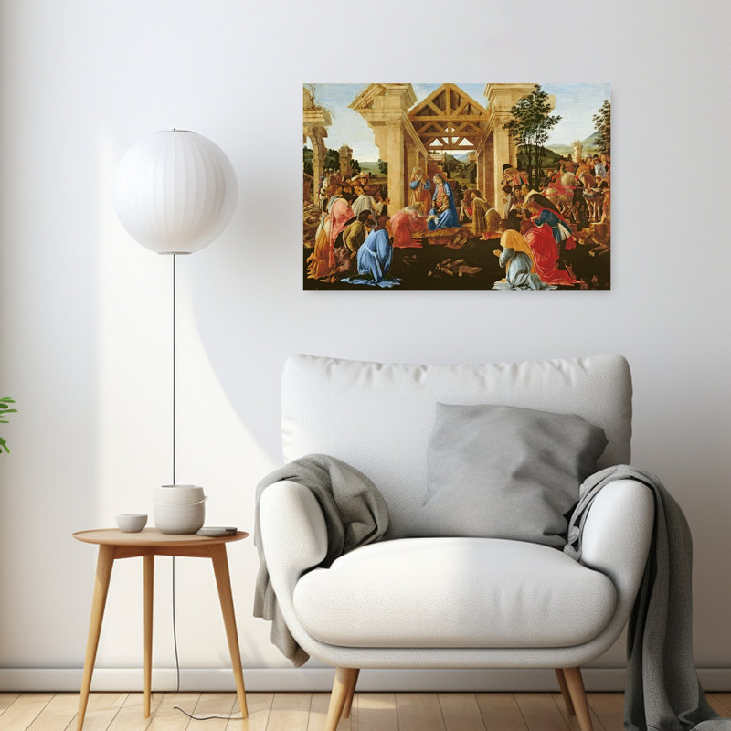 The Adoration Of The Magi, C.1478-82 Contemporary Wall Art Print, 60.96cm H x 91.44cm W