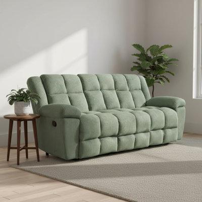 Canapé inclinable en tissu Green Stripe