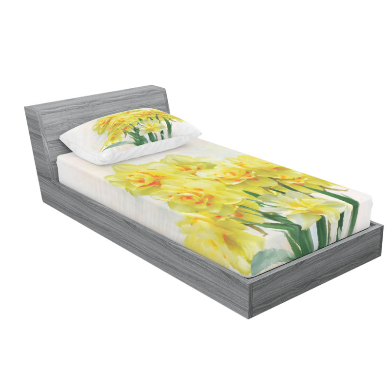Microfiber Sheet Set, Twin XL Sheet Set with Fitted Sheet