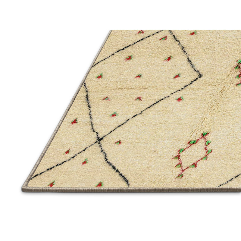 Abstract Indoor Rug, Rectangle 7' x 10'
