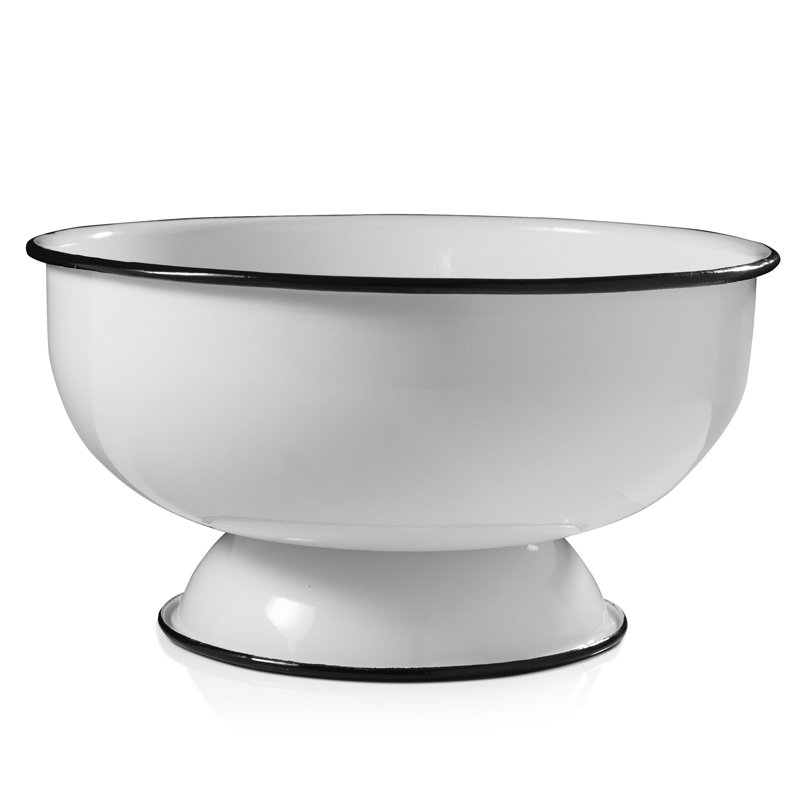 Gracie Oaks Mytrell Enamelware Serving Bowl