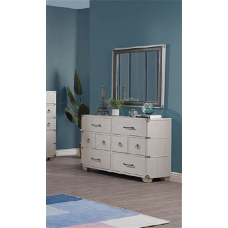Orchest Gray Finish Mirror