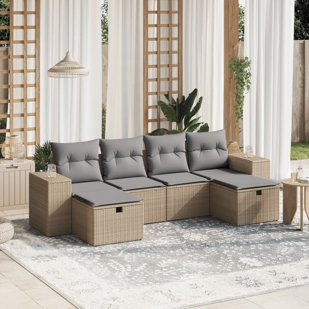 Gartensofa mit Kissen