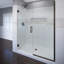 Porte de douche à charnière demi-cadre l 58 po x H 76 po Celesta-15662690-15662694