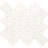 Mesmerist 3" x 3" Ceramic Arabesque Mosaic Tile-74200914