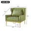 Fauteuil en velours l 32,3 po x P 32,3 po x H 33,5 po Christopher Knight Home