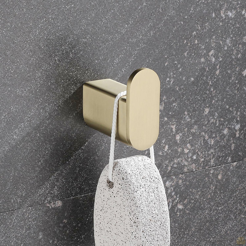 Ensemble de quincaillerie de salle de bain 5 pièces, Or brossé