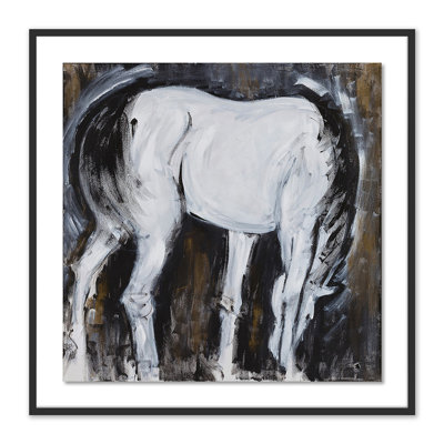 «White Horse II» par Donna Bernstein - reproduction sur papier