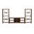 Kaydience Francine Metal X Open Storage Entertainment Centre for TVs up to 80"-1719387853