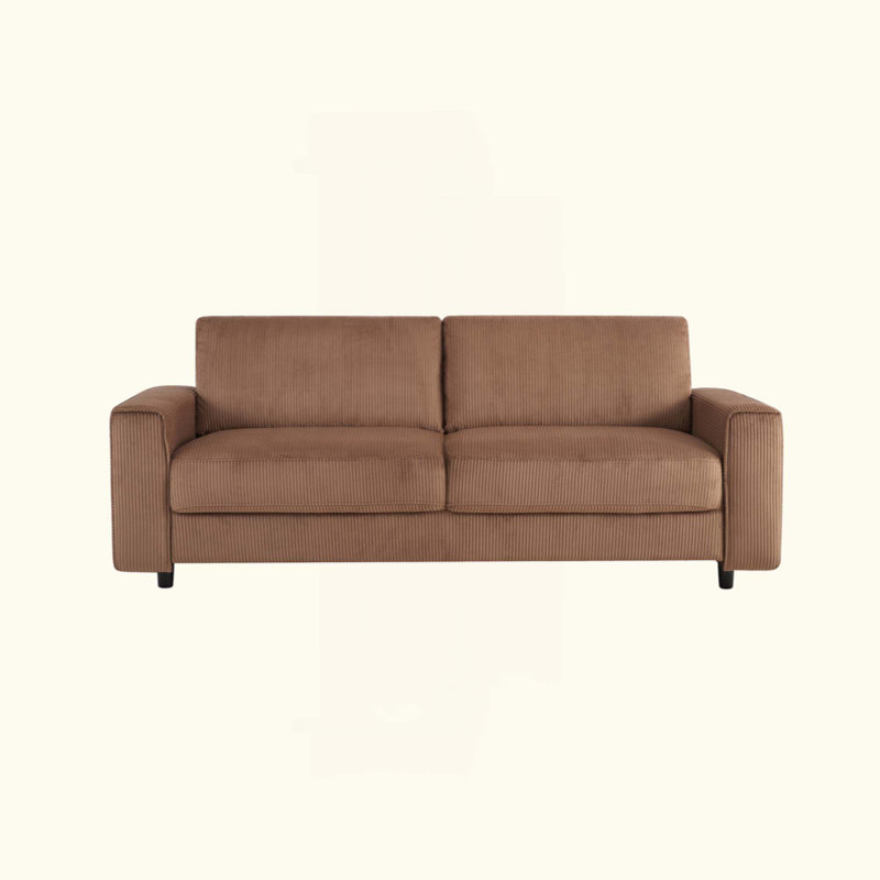 Canapé rembourré moelleux Modern, Brun