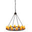 Rustic Lodge 12 - Light Chandelier