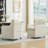 Rolling Dining Chair With Wheels-123044104