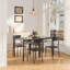 Ensemble de salle à manger moderne 3 pièces avec rangement sous la table, table de cuisine et chaises pour 2 avec chaises ergonomiques, ensemble de salle à manger compact pour la cuisine et le salon-1720337084-1720337085