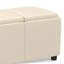 Repose-pieds de rangement rectangulaire avec rangement caché Avalon l 42 po Avalon-1023477072