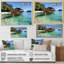 Bateau au paradis des sables de Krabis II - plage, art mural-936853473-936853481