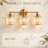 Cambridgeshire 3 - Light Dimmable Bathroom Vanity Light