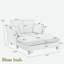 Chaise longue moderne avec coussins-1491167104