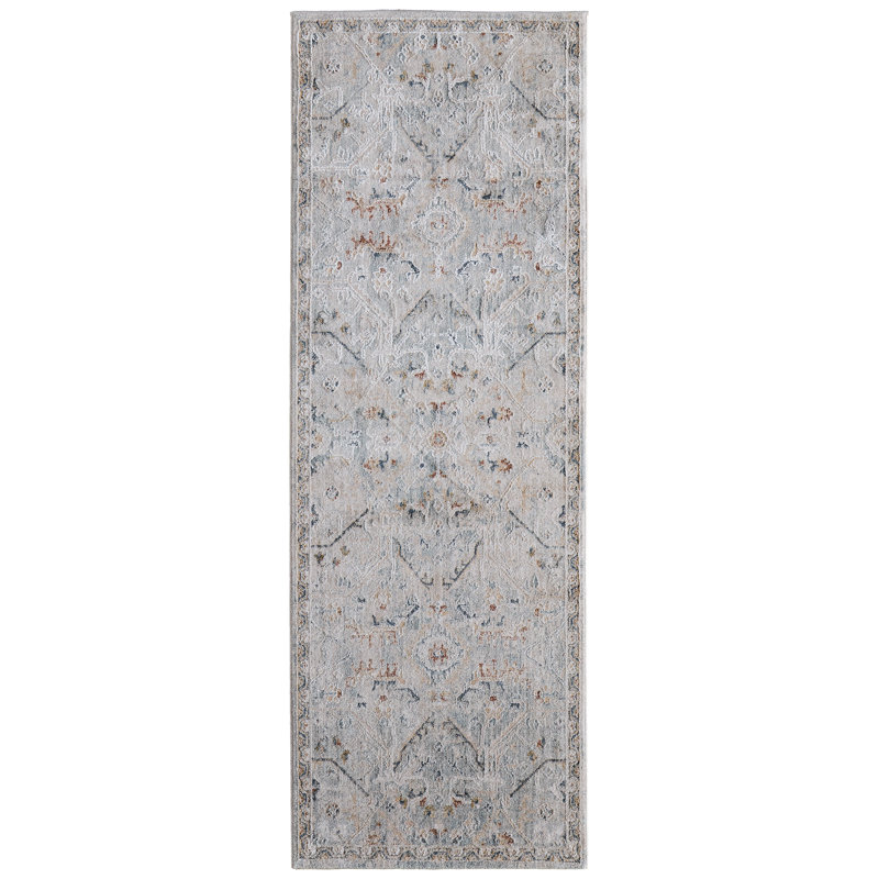 Maximiano Geometric Indoor Rug, Runner 2'6" x 7'3"