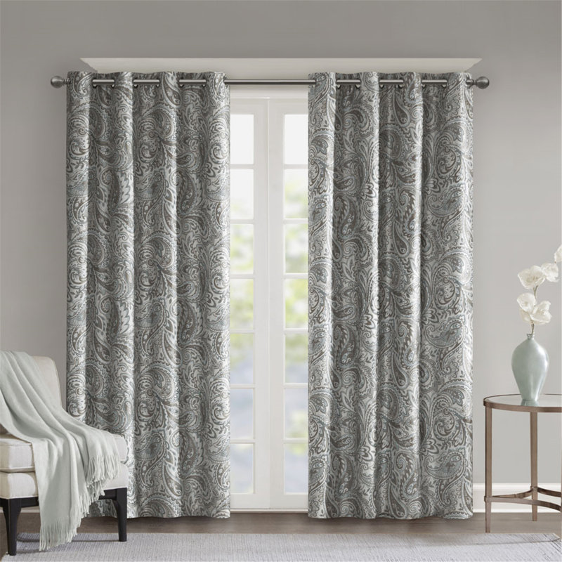 Srishti Silk Semi Sheer Curtain Single Panel