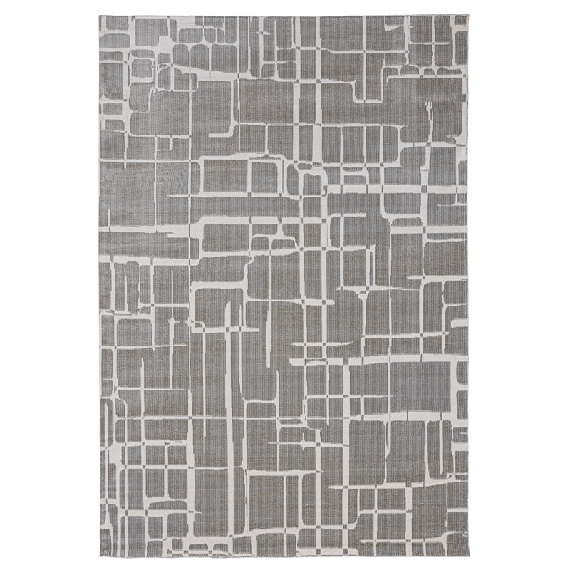 Kemorah Striped Indoor Rug, Rectangle 2'8" x 5'
