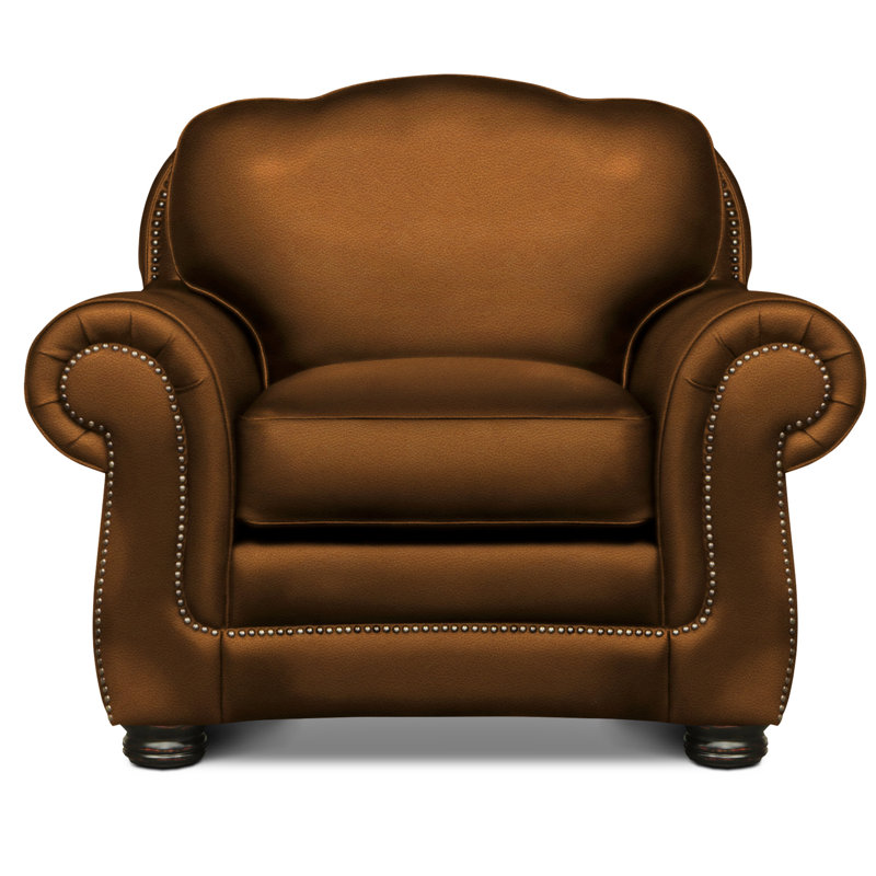 Buckingham Leather Club Chair, Saddle (Maestro Artisano), Yes, Espresso