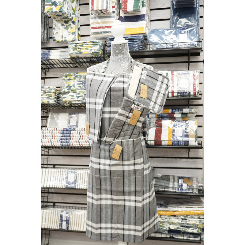 Home & Manor Cotton Oven Mitt