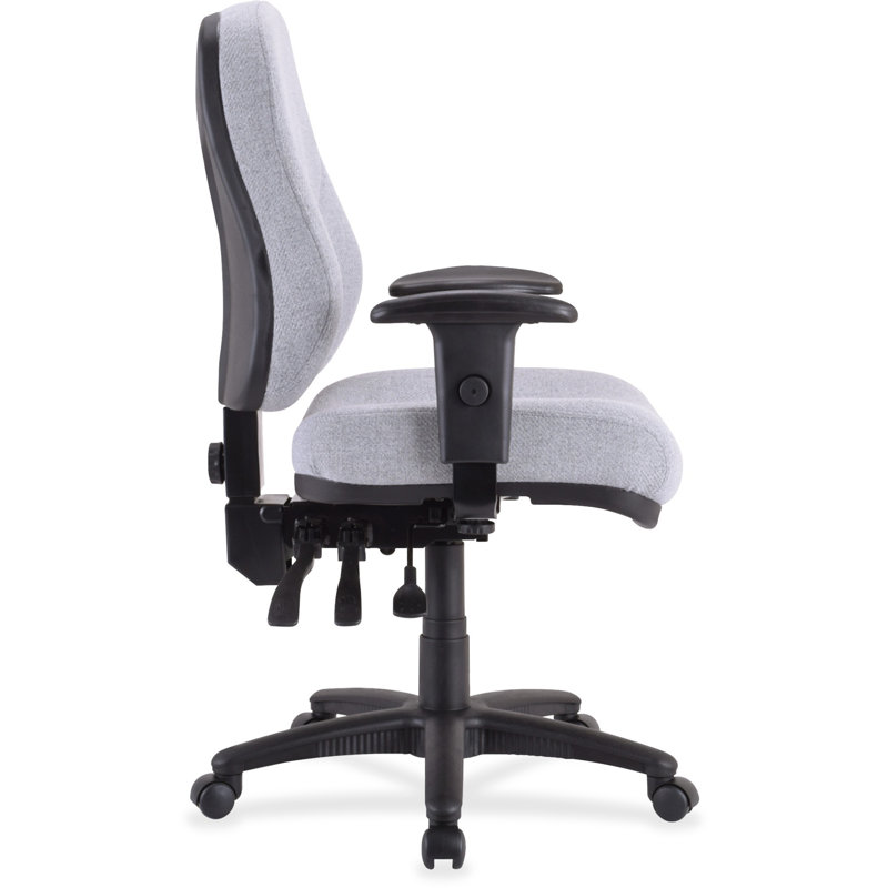 Lorell Polyester Blend Task Chair, Gray