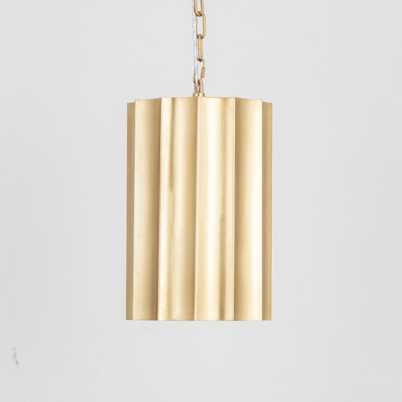 Allegra-Mini Pendant, 21.75" H x 9.25" W x 9.25" D, 60 W, Weathered Brass
