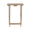 Hadley Four-Pack Acacia Tray Table Set with Stand