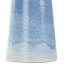 Vase bleu décoratif en céramique avec texture unique