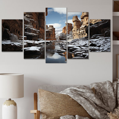 Canyon Winter Legacy Landscape & Nature Wall Decor on Metal